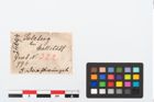 Etikett zu Bronzering (NHMW-PRAE-024694)